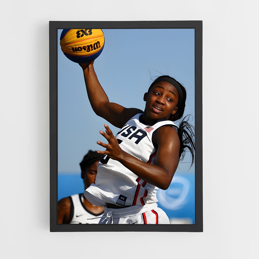 Poster Jackie young – affiche Basketball (vue 2)